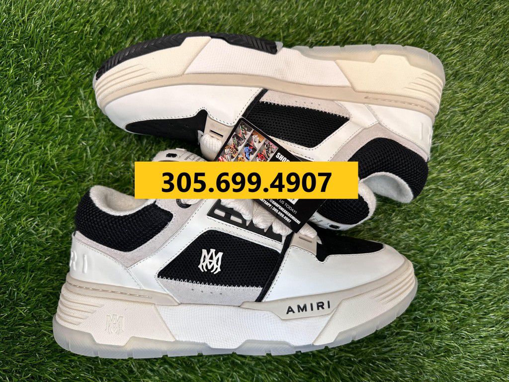 AMIRI MA-1 LOW NEW SNEAKERS SHOES MEN SIZE EUR 40 41 42 43 44 45 46  7 8 8.5 9.5 10 10.5 11 12 A5