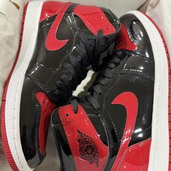 Jordan 1 High Patent Bred 