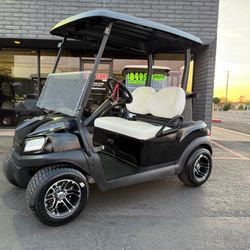 2025 Club Car Certified Pre Owned Custom Club Car Tempo 2 Passenger Golf Cart in Black