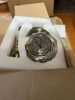 Probrico Crystal Door Knobs w/ Privacy Function