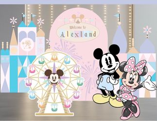 Babyland party backdrop