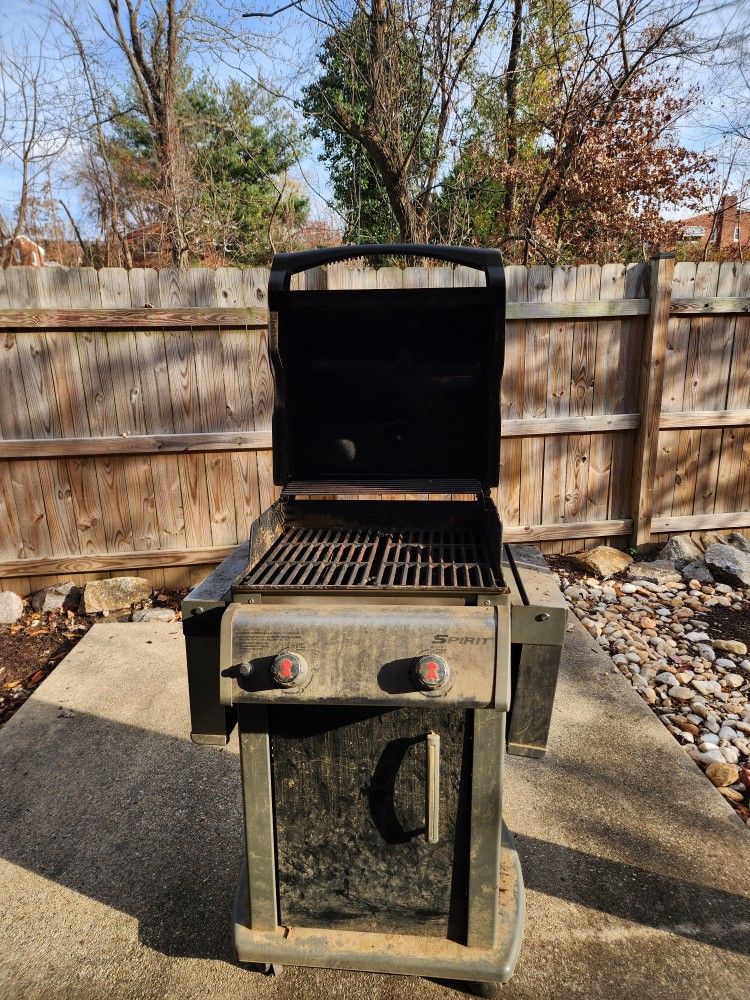 Weber Spirit Propane Grill With Tank