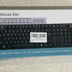 Wireless Keyboard and Mouse Set