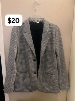 Cat & Jack Houndstooth Tailored Jacket - Girls Size 12