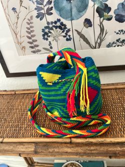 Handmade Wayuu Mochila Bag from Colombia