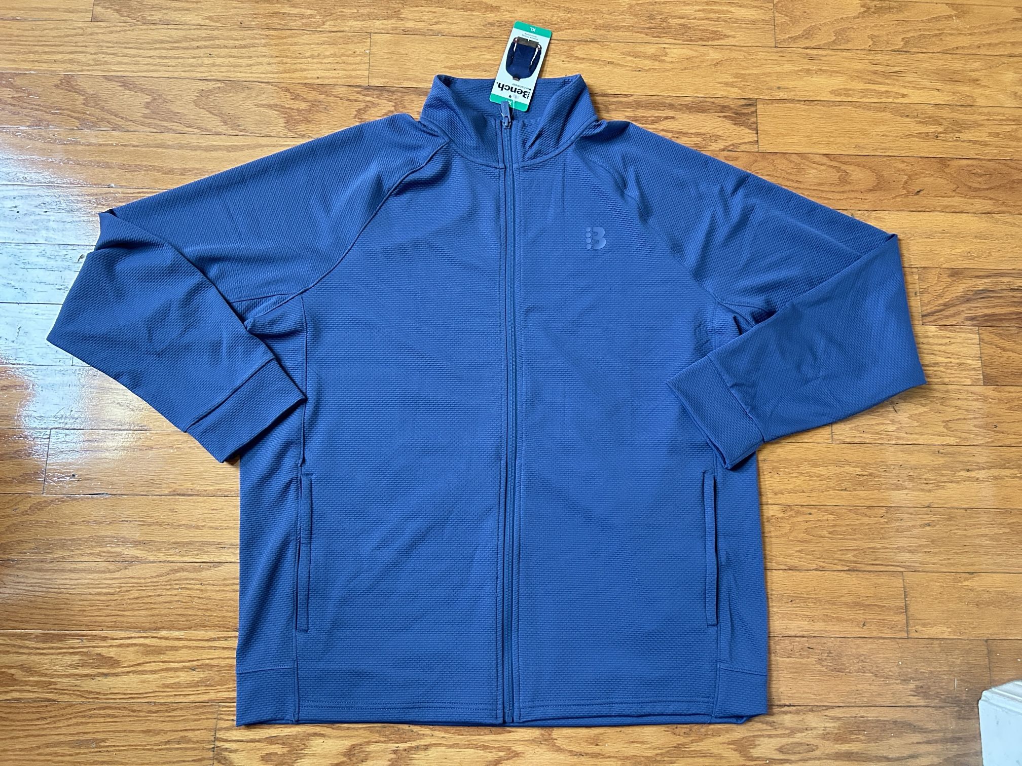 NWT Bench Men's full zip Blue Jacket Size XL