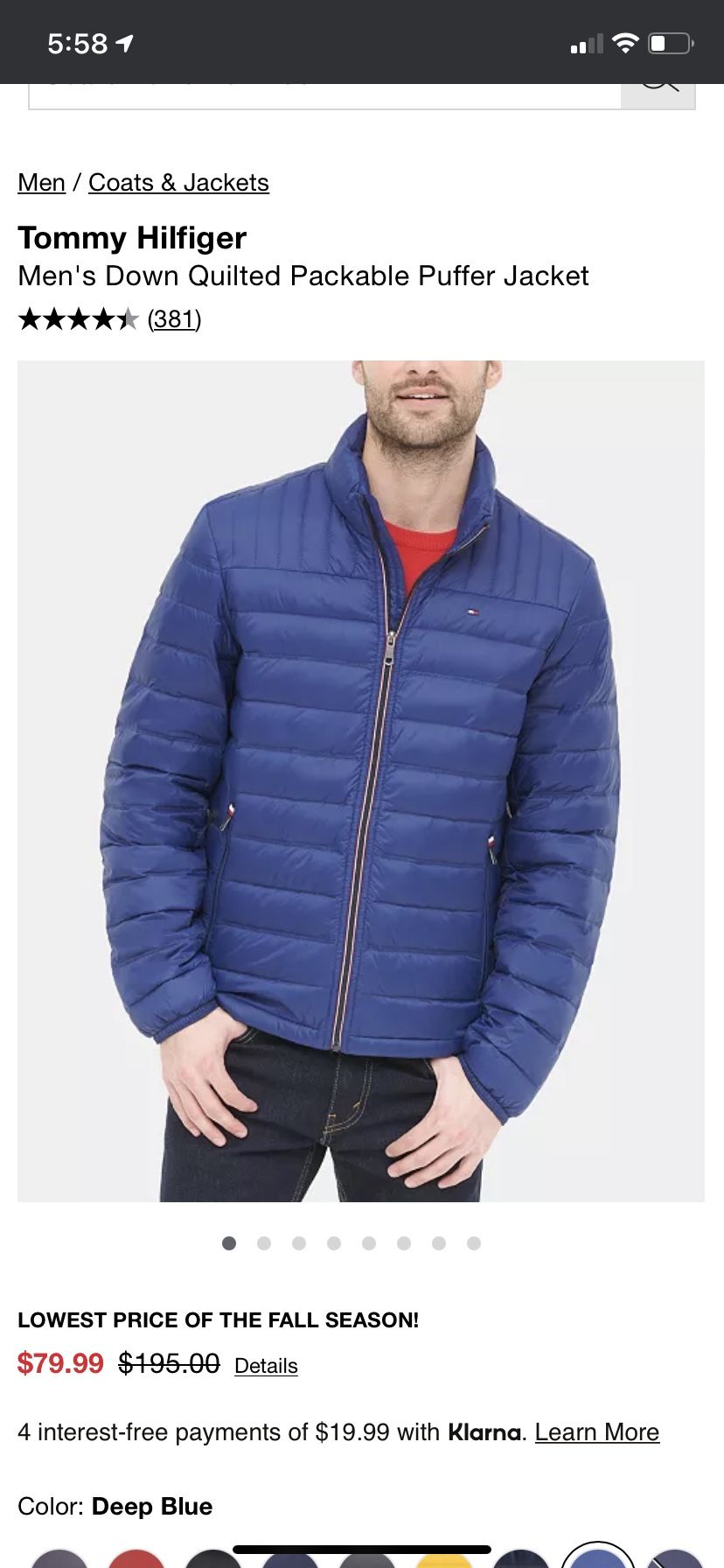 Tommy Hilfiger Puffer Jacket