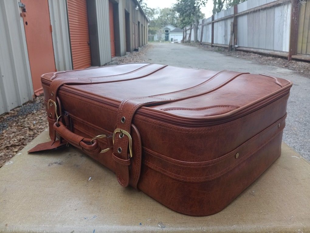 Listed for sale Luggage Vintage Brand Soft Case W/Straps