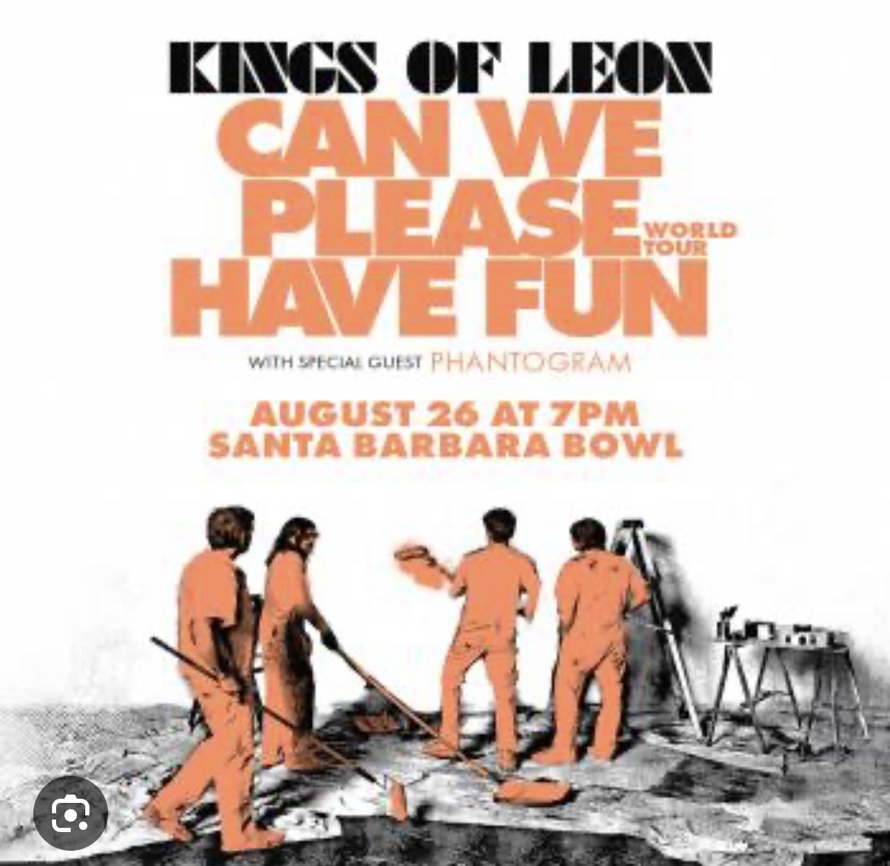 KINGS OF LEON SANTA BARBARA BOWL