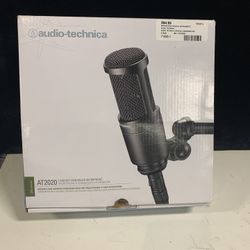 Audio-Technica (AT2020) Cardioid Condenser Microphone. In OG Box