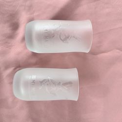 Vintage REMY MARTIN COGNAC GLASSES 2 FROSTED. Never Used.