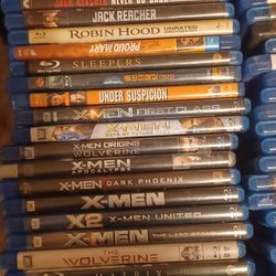 100 Blu-ray Dvds