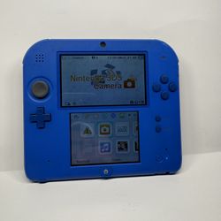 Nintendo 2DS Handheld System Black/Blue (No Stylus And No Game)