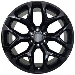 24X10 SNOWFLAKE GLOSS BLACK Wheels