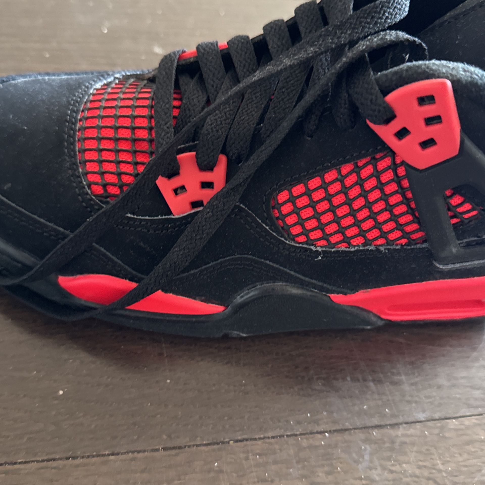 Black And Red Jordan retro 3