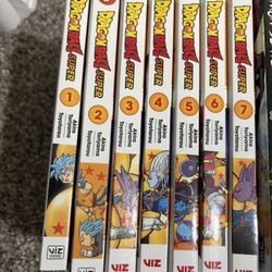 Dragon Ball Super Manga Volumes 1-7