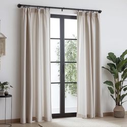 Industrial Style Curtain Rods 66 to 120in BRAND NEW