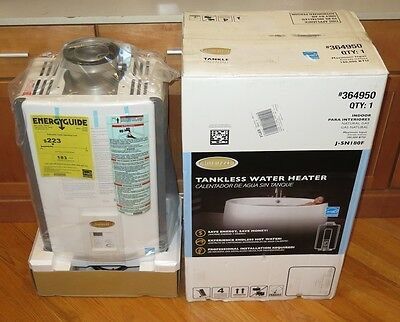 Jacuzzi tankless gas water heater j-sni80f