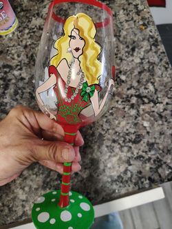 Champagne Glass For Christmas 