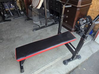 Adjustable Workout Bench with Squat Rack