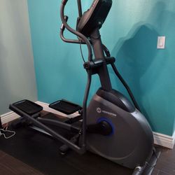 Horizon Bluetooth Elliptical Machine With Floor Mat