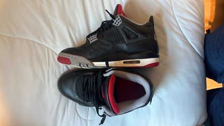 Size 7 jordan 4 bred reimagined