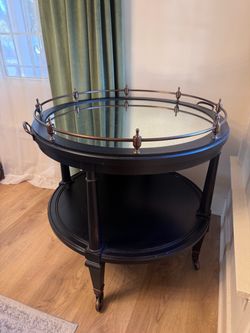 Large Antique Bar Cart