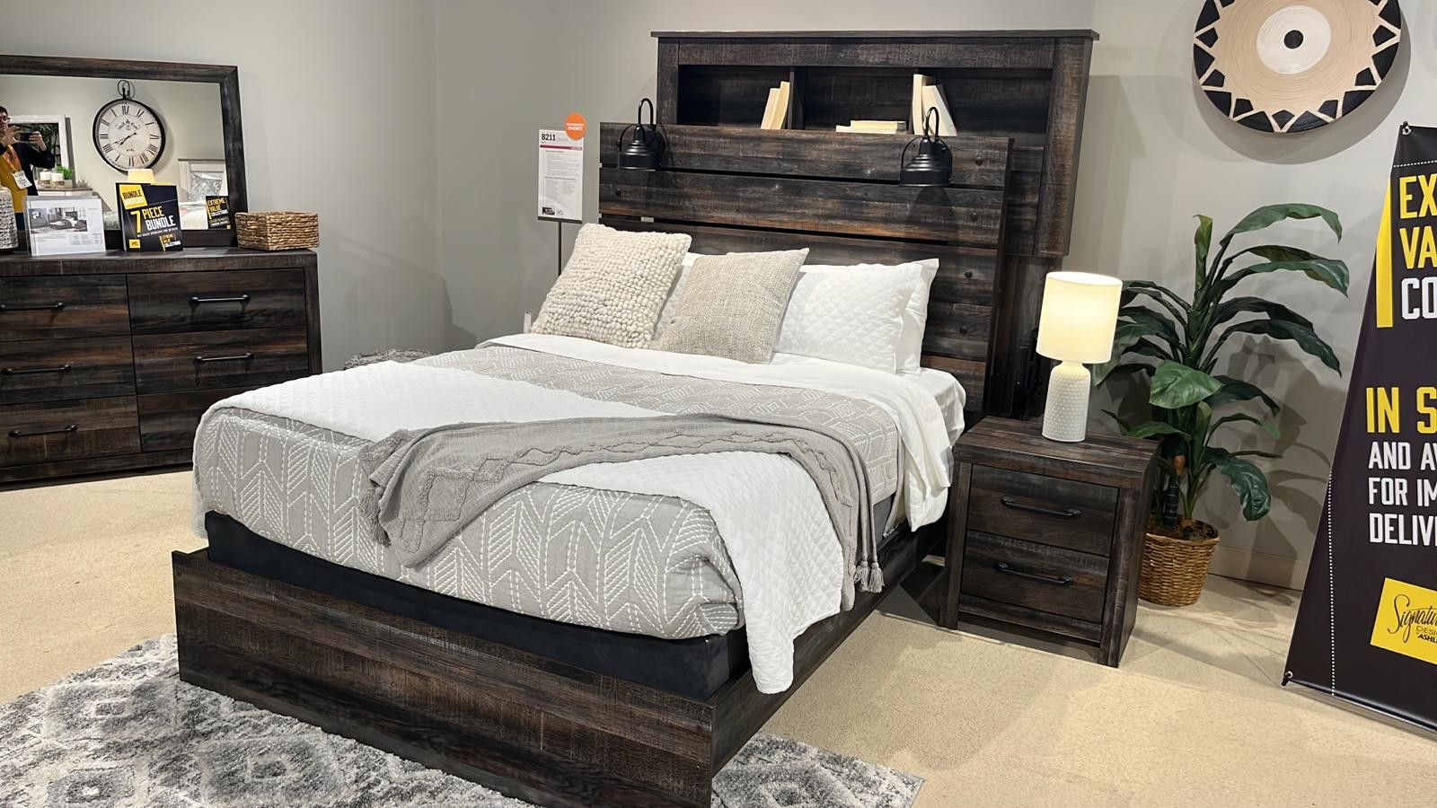 Drystan Multi King Storage Bed, Dresser And Mirror
Ashley Furniture$10 Down Payment And Financing Available