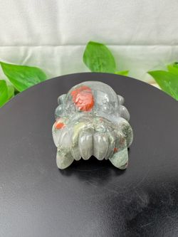 Crystal Bloodstone Spider