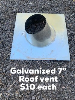 Galvanized Roof Vents $10 each - Corrales