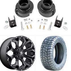 Super Deal. For RAM 2500– 3500– Leveling Kit 20x9 Fuel 8x165.1 Wheels & 35x12.50-20 LT TIRES INSTALLATION.