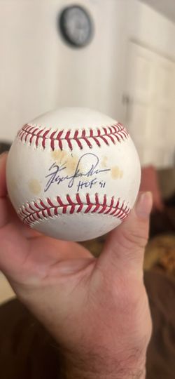 Ferguson Fergie Jenkins Signed Autograph OML Baseball Chicago Cubs Phillies HOF 91 auto Rawlings    Has some age spots but otherwise a good official b