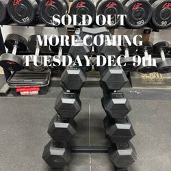 Brand New 5-25 Dumbbell Set 150lb Total