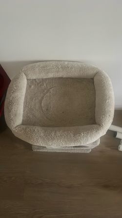 Plush Pet Bed with Raised Sides