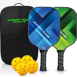 Pickleball Paddles Set of 2 Pickle Ball Paddles Carbon Fiber Pickleball Paddles Cute Pickleball Paddle Set