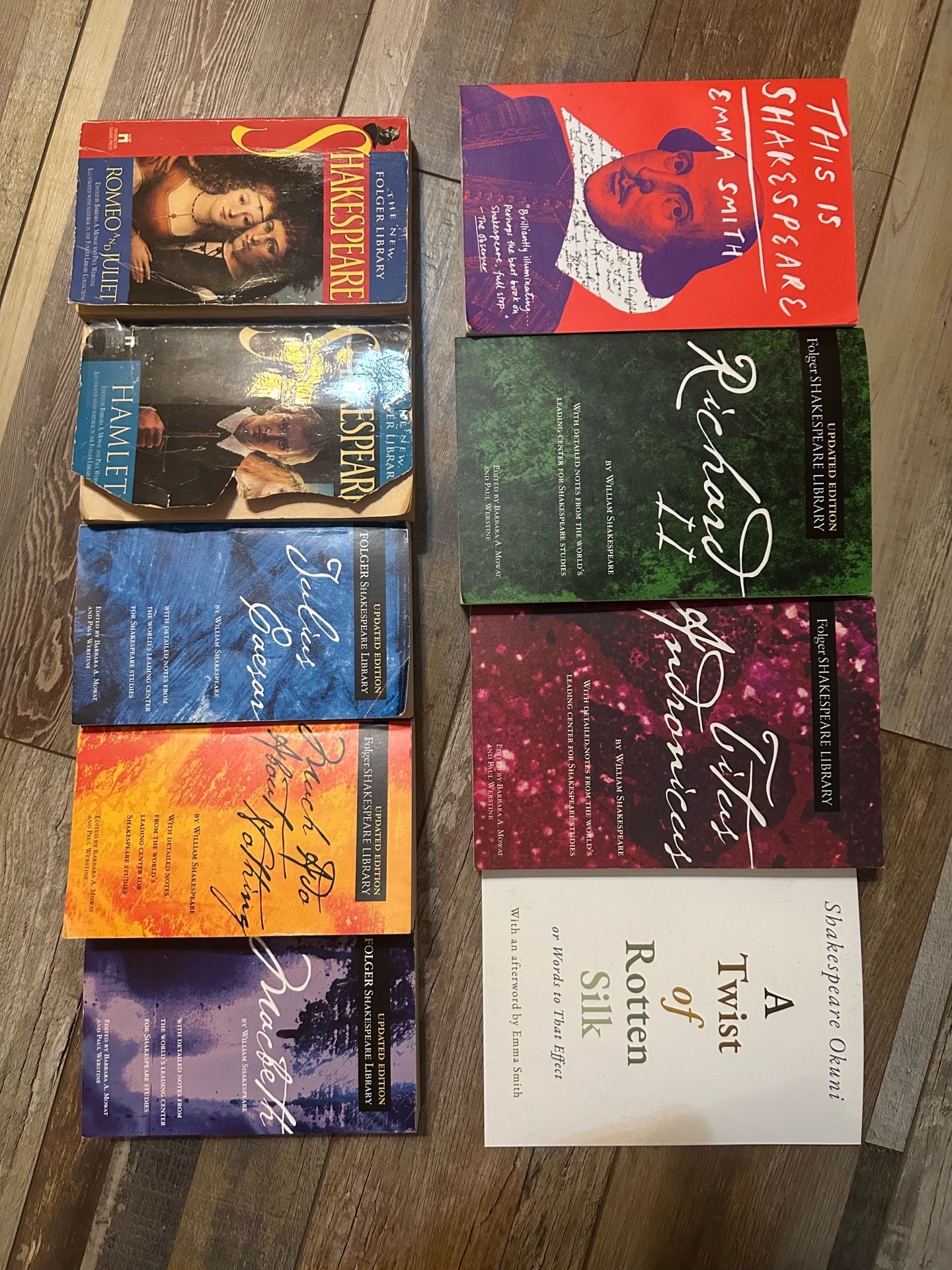 Collection of Shakespeare books