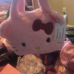 hello kitty plush bag