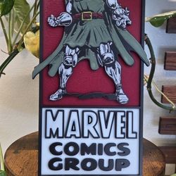 Dr. Doom Marvel Comics Group 3D Plaque