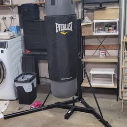Everlast Heavy Bag + Freestanding Stand (Great Condition)