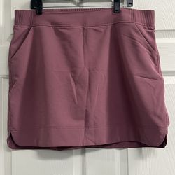 32 DEGREE COOL Skort Skirt Dusty Rose - Size XL - EUC