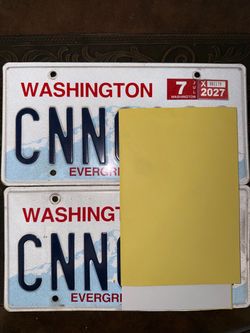 Vintage 2024 Washington license plates