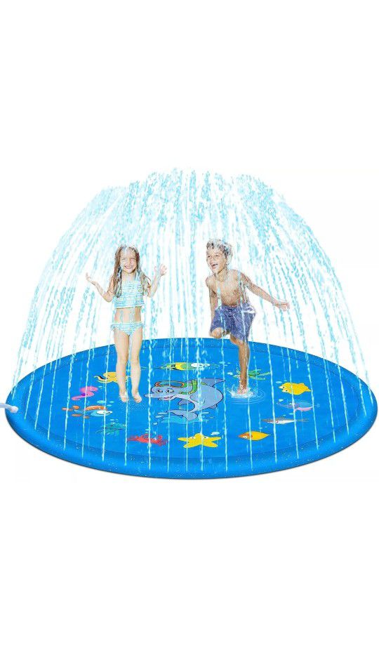 Kids Toddler Sprinkler Pool Mat 