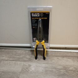 Klein Tools  Side Cutting Long Nose Pliers.8"