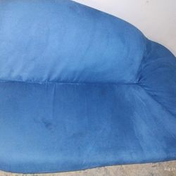 Blue Convertible Futon Sofa