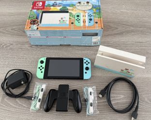 Nintendo Switch Animal Crossing Special Edition Console + Animal Crossing Protection Case