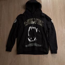 Size Large - Darc Sport Wolves Classic Hoodie Sweater Jacket - Civil Regime Youngla Gym Shark