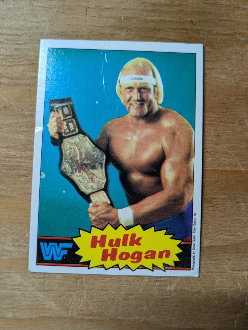 Hulk Hogan WWF Card