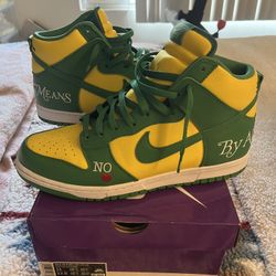 NIKE DUNK HI SUPREME “BRAZIL” SZ. 11