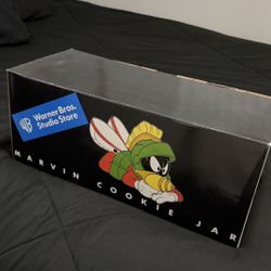 Warner Bros Studio Store Marvin the Martian Cookie Jar (Vintage, Original Box)
