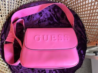 Pink Guess Crossbody Bag